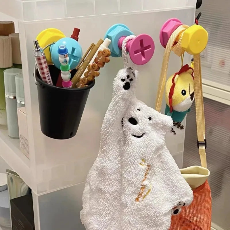 Creative Colorful Screw Self-adhesive HOOK